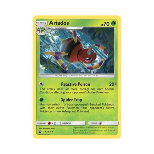포켓몬 TCG 아리아도스 RH 셀레스티얼 스톰 (영문판)