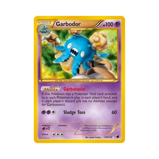 Pokemon TCG Garbodor RS Plasma Freeze (English Ver.)