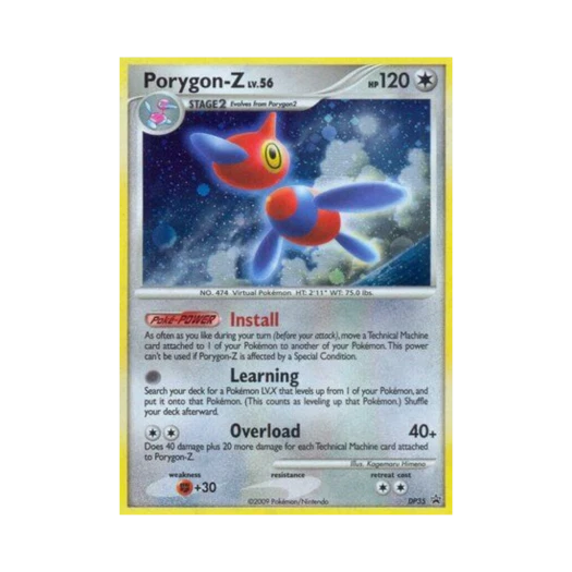 포켓몬 TCG 폴리곤-Z P 다이아몬드 & 펄 프로모카드 (영문판)